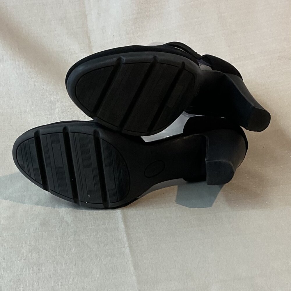 Anne Klein Black Velvet Heels | Size 8.5 - Picture 5 of 8